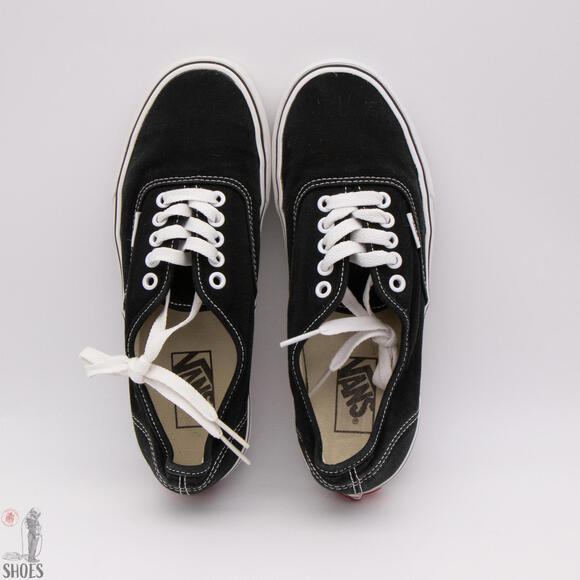 Vans Off The Wall Black Canvas Lace Up Sneaker - Women's Black Size 8.5 - Picture 7 of 13